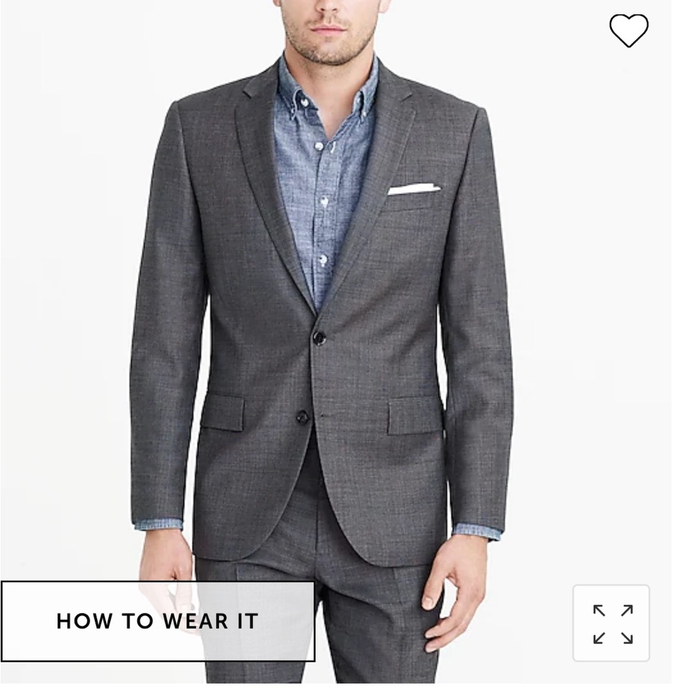 J. Crew men’s Slim Thompson Suit